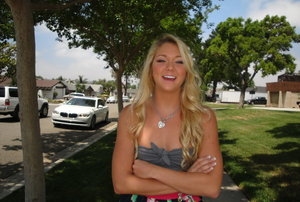 18 year old Euro hottie Ena Sweet posing non nude in denim shorts